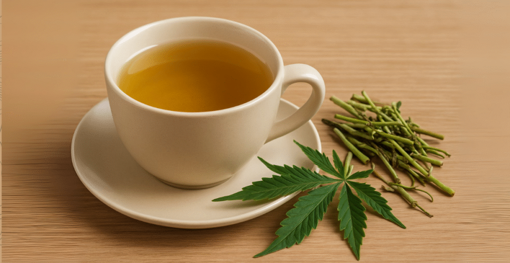 How to Make Tea with Cannabis Stems and Leaves